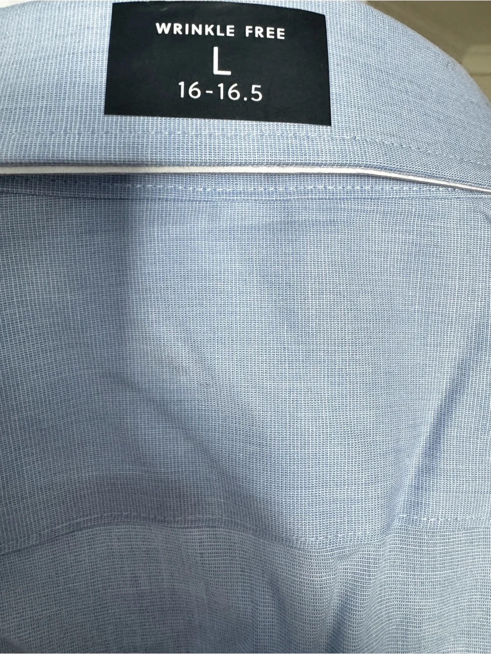 J.Crew Wrinkle-Free Slim Fit Dress Shirt Light Blue NWT Large 16-16.5